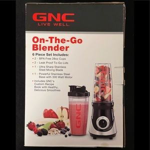 GNC On-The-Go Blender - 6 Piece Set